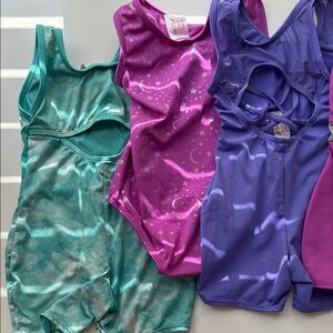 Colorful Gymnastics Leotards Set